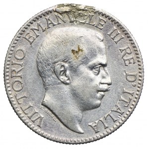 Włoska Afryka Wschodnia, Somali Włoskie, Wiktor Emanuel III, 1/2 rupii 1913 R/Rzym