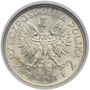 2 złote 1932 Głowa Kobiety, NGC MS64