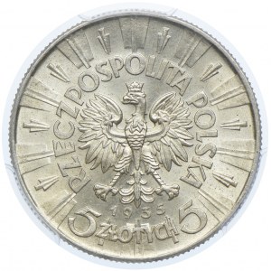 5 złotych 1935 Józef Piłsudski, PCGS MS65
