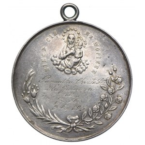 Medal na pamiątkę chrztu 16.04.1895r.