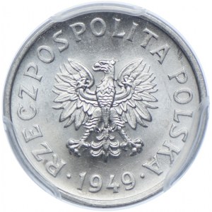 10 groszy 1949 Al, PCGS MS67