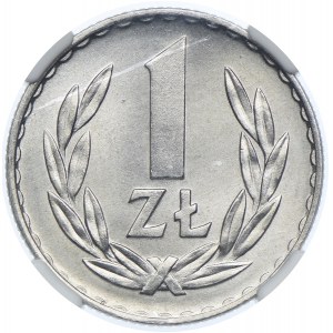 1 złoty 1971, NGC MS66