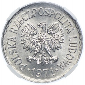 1 złoty 1971, NGC MS66