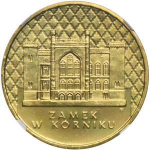 2 złote 1998 Zamek w Kórniku, NGC MS68 