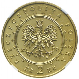 2 złote 1998 Pałac w Wilanowie, NGC MS68