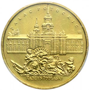 2 złote 1999 Pałac Potockich, Radzyń Podlaski, PCGS MS67