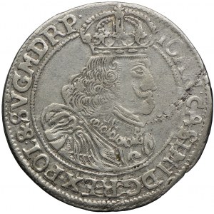 Ort, Jan II Kazimierz, 1659 AT, Poznań, SVG zamiast SVC