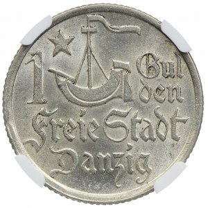 Wolne Miasto Gdańsk, 1 gulden 1923, NGC MS63