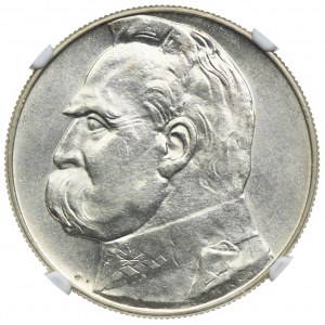 10 złotych 1936 Józef Piłsudski, NGC MS62