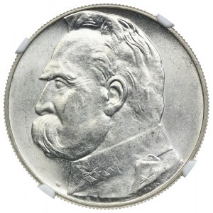 10 złotych 1939 Józef Piłsudski, NGC MS63