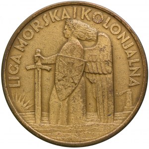 II RP, medal Liga Morska i Kolonialna 1935, 15-lecie odzyskania morza
