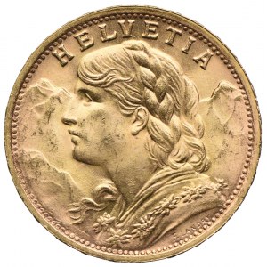 Szwajcaria, 20 franków 1947 B, Berno