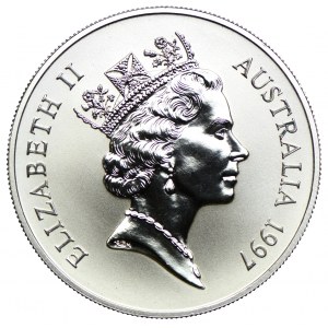 Australia, kangur 1 dolar 1997 C/Canberra