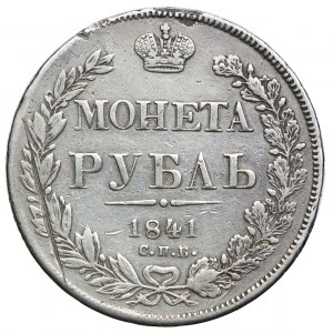 Rosja, Mikołaj I, 1 rubel 1841 СПБ HГ
