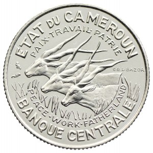 Kamerun, 100 franków 1966 Paryż, ESSAI