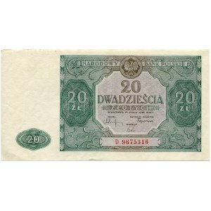 20 złotych 1946, seria D
