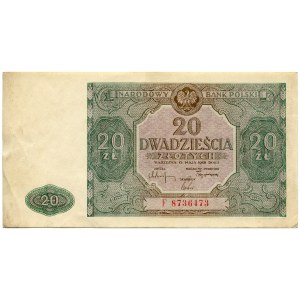 20 złotych 1946, seria F