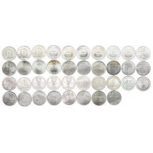 Austria, zestaw 100 szylingów 1975-1979 (38szt.)