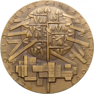 Medal, Czechosłowacja, 10-lecie stowarzyszenia przemysłu ceglarskiego 1963-73