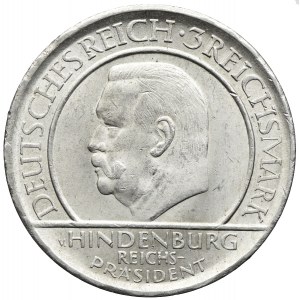 Niemcy, 3 marki 1929 J, Hamburg
