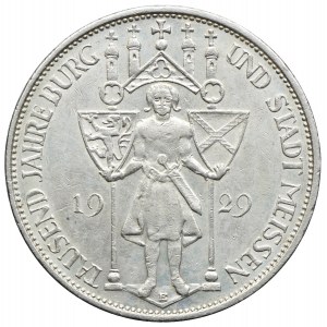 Niemcy, 3 marki 1929 E, Muldenhütten