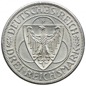 Niemcy, 3 marki 1930 F, Stuttgart