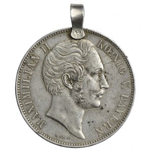 Niemcy, Bawaria, Maksymilian II, 3 ½ guldena / 2 talary 1853