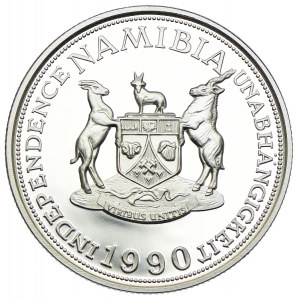 Namibia, 10 mark 1990, proof, ESSAI