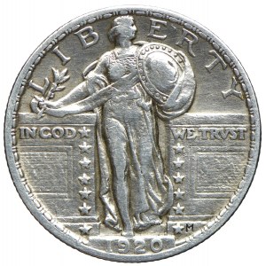 USA, 25 centów 1920