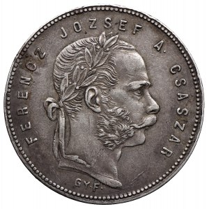 Wegry, Franciszek Józef I, 1 forint 1869 GYF/Karlsburg 