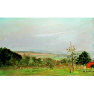 Aneri Irena Weissova (1888-1981), Landscape, circa 1965.