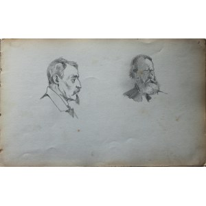 Stanisław Chlebowski (1835 - 1884), Studia portretowe dwóch mężczyzn