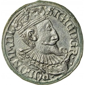Zygmunt III Waza (1587–1632), trojak koronny, Olkusz; 1597