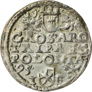 Zygmunt III Waza (1587–1632), trojak koronny, Poznań; 1595