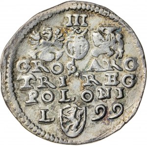 Zygmunt III Waza (1587–1632), trojak koronny, Lublin; 1599