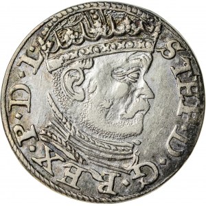 Stefan Batory (1576–1586), trojak ryski, Ryga; 1586