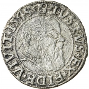 Prusy Książęce, Albrecht Hohenzollern (1525–1568), grosz pruski lenny, Królewiec; 1545