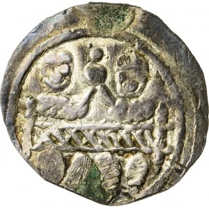 Bolesław Kędzierzawy (1146–1173), denar, Kraków lub Gniezno; 1146–1157