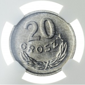 20 groszy 1957, MS 65