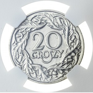 20 groszy 1923, MS 63