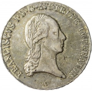 talar 1823 A, Wiedeń, srebro