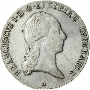 talar 1823 A, Wiedeń, srebro