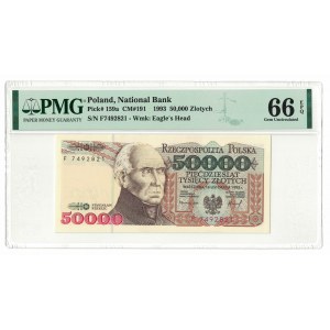 50 000 złotych 1993, Stanisław Staszic, PMG 66 EPQ
