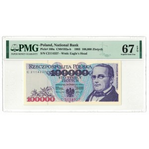 100 000 złotych 1993, Stanisław Moniuszko, PMG 67 EPQ
