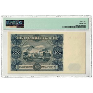 500 złotych 1947, PMG 64