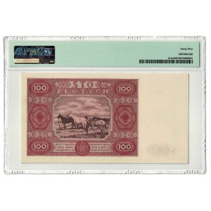100 złotych 1947, PMG 45
