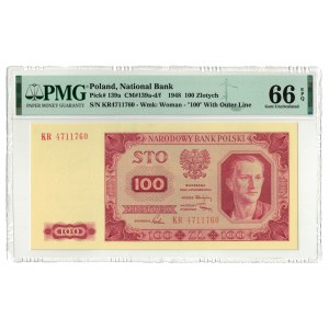 100 złotych 1948, PMG 66 EPQ