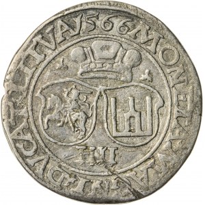 Zygmunt II August [1544 (1548) –1572], czworak litewski, Wilno; 1566, R