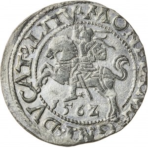 Zygmunt II August [1544 (1548) –1572], półgrosz litewski, Wilno; 1562