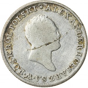 Królestwo Polskie, Aleksander (1815–1825), 1 złoty polski, Warszawa; 1822
